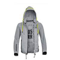 LIGHT GRAY - WINDBREAKER JACKET