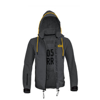 DARK GRAY/YELLOW - WINDBREAKER JACKET