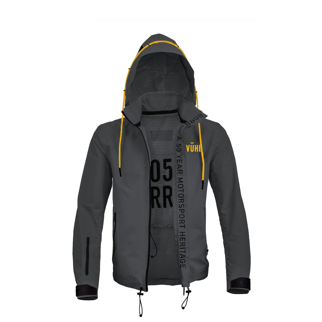 DARK GRAY/YELLOW - WINDBREAKER JACKET