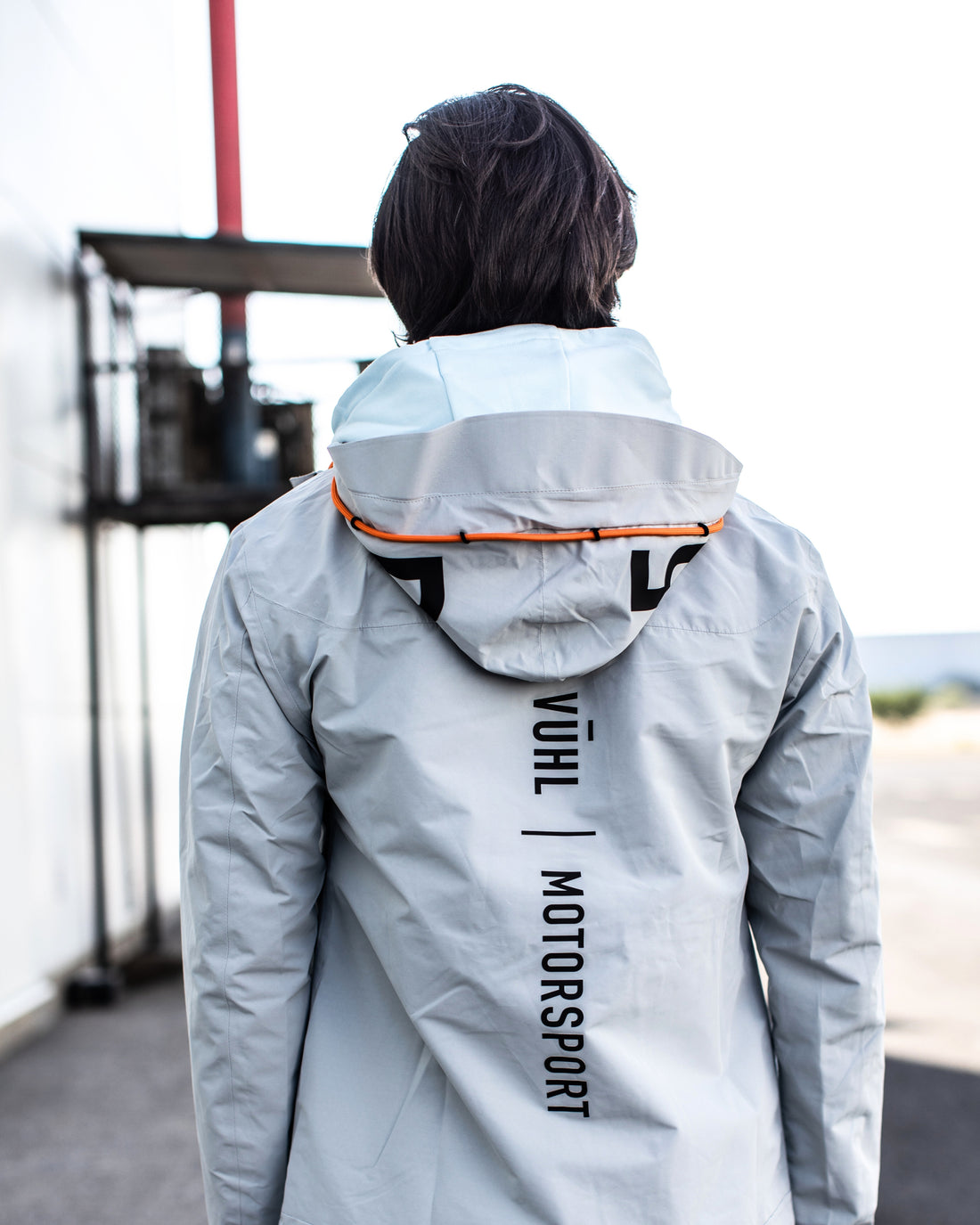 LIGHT GRAY - WINDBREAKER JACKET