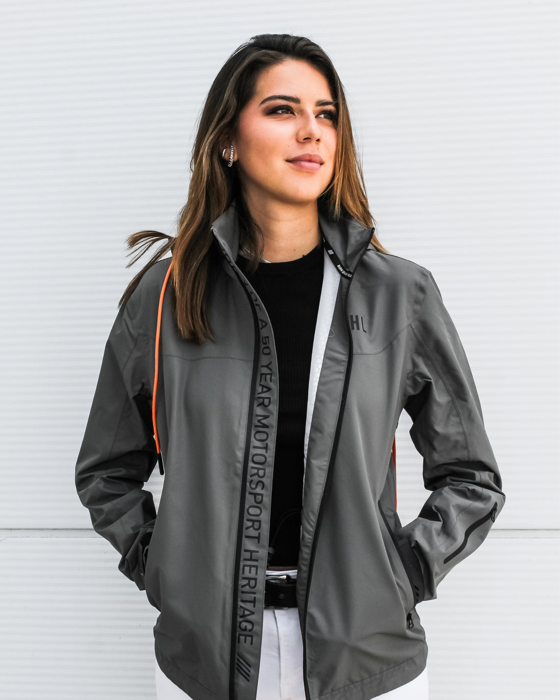 DARK GRAY - WINDBREAKER JACKET