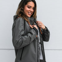 DARK GRAY - WINDBREAKER JACKET